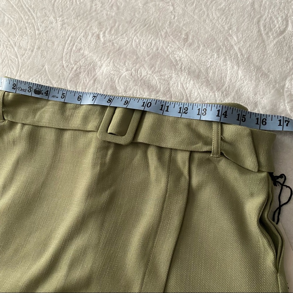 NWT Haute Monde Green Belted Skort - Picture 8 of 12